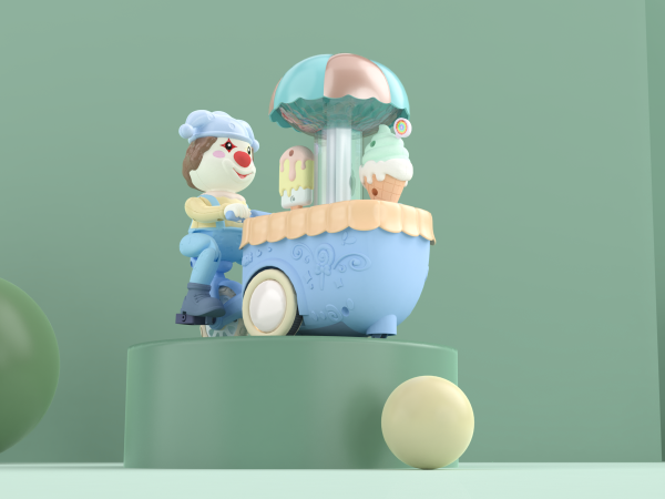 小醜雪糕車設計