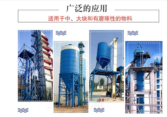 鬥式提升機主要適用範圍主要是化工，糧食，建築材料較多。